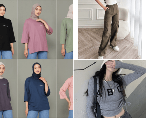Fashion cover photo collage