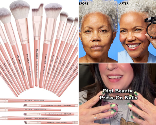 Beauty Products cover photo collage