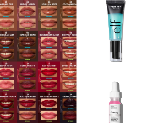 FULL FACE (makeup) on a budget cover photo collage