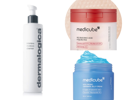 Skin Glow Up Routine cover photo collage