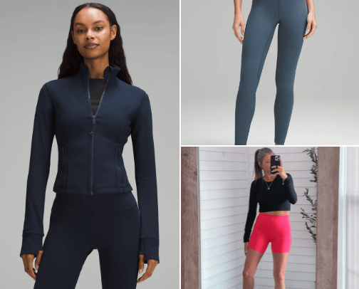 cheap lulumelon dupe finds cover photo collage