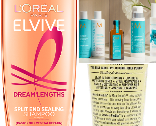 Hair products that do my hair wonders! cover photo collage