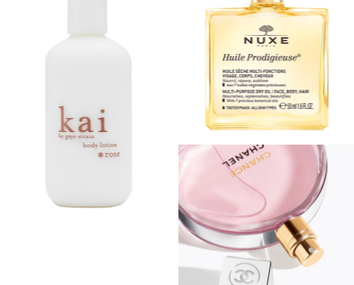 My favorite bath and body products cover photo collage