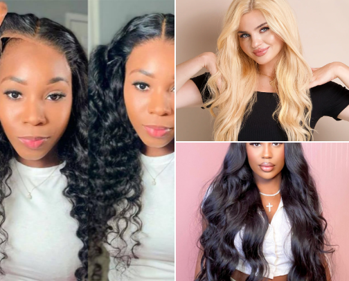 Copy of My top 7 wigs that look like real Hair(Yes, really). cover photo collage