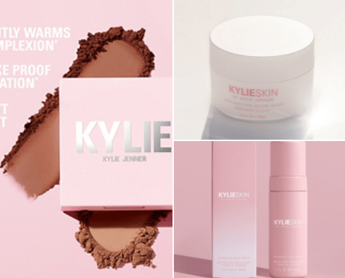 Kylie cosmetics and skin🌟 cover photo collage