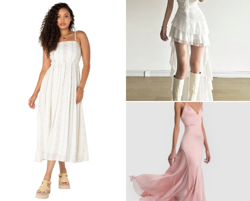 Midi dress cover photo collage