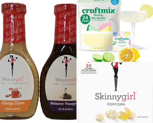 ✨ Skinnygirl Favorites | Low-Calorie Foods, Drinks & Flavor Boosters That Actually Taste Good cover photo collage