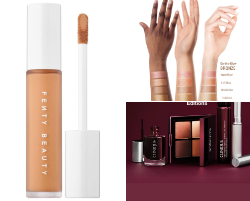 Beauty and skin cover photo collage
