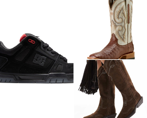 Everyday Boots & Statement Shoes cover photo collage