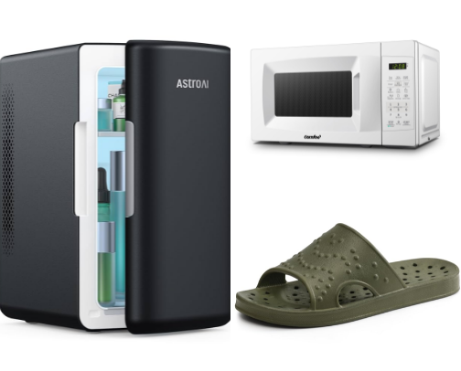 Dorm room essentials cover photo collage