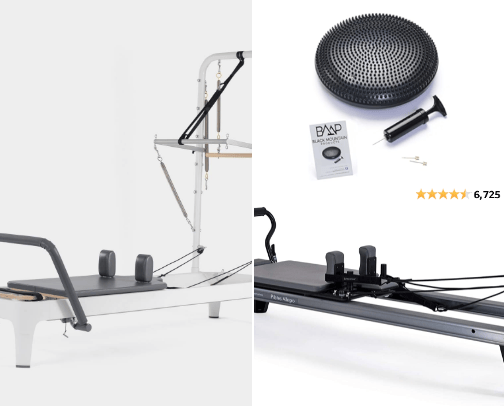 Pilates Home Studio cover photo collage