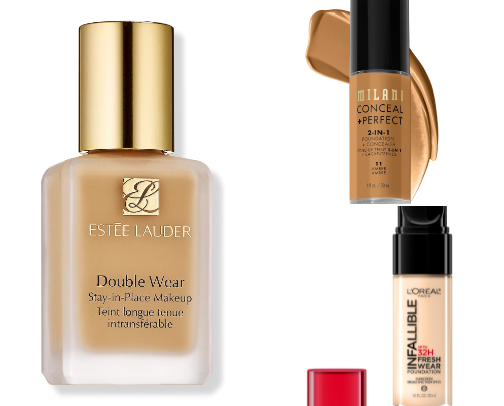 Foundations for each skin type cover photo collage