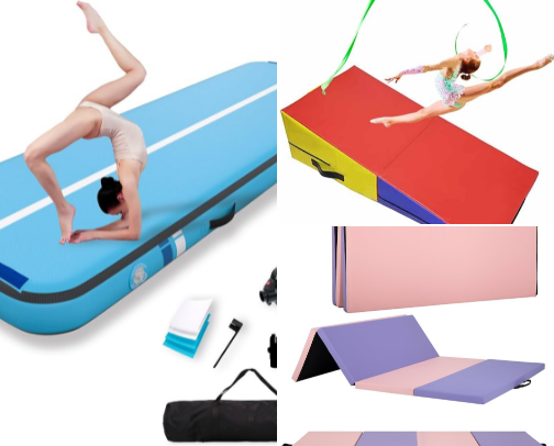 The Must Haves for Up and Coming Gymnats/Cheerleaders to Practice At Home cover photo collage