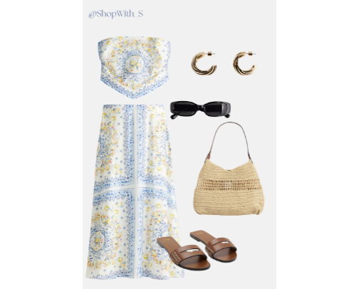 Lemon Print Summer Outfit | Vacation Style Guide 2025 cover photo collage