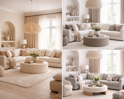 Color Combinations That Always Look Expensive (Designer Secrets for a Luxury Living Room) cover photo collage