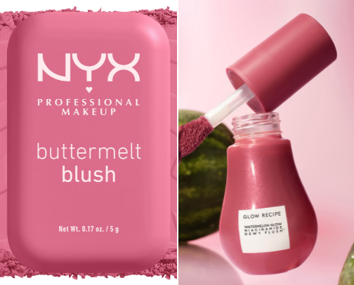 A girl’s favorite pink blush cover photo collage