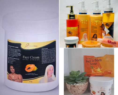 beauty product cover photo collage