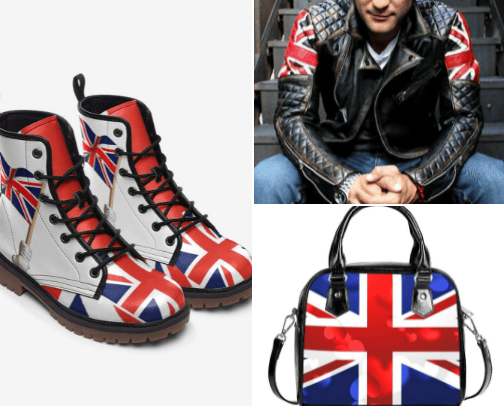 British style cover photo collage