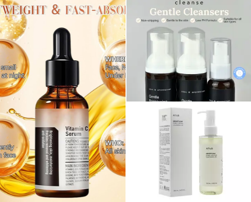 My favorite beauty recs cover photo collage