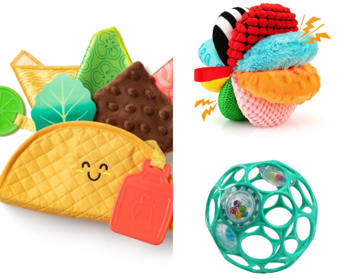 0-3mo Toys cover photo collage