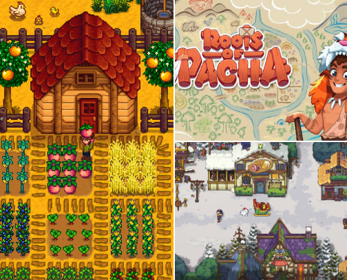 cozy games;; cover photo collage