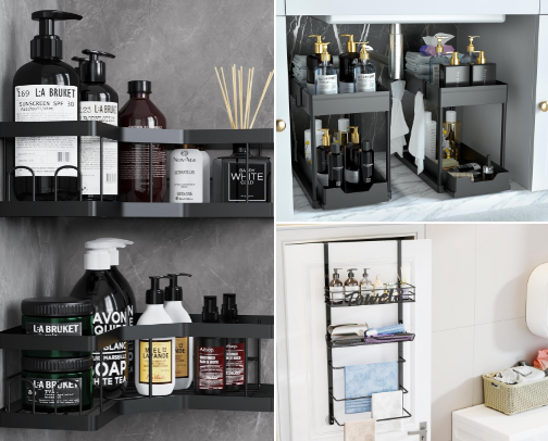 Small Bathroom Storage Ideas That Actually Work cover photo collage
