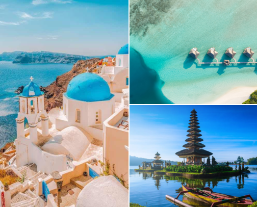 Soft Life Travel Wish List: Dream Destinations for Your Luxe Era cover photo collage