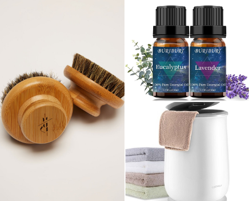 The Spa at Home- Everything Shower Essentials cover photo collage