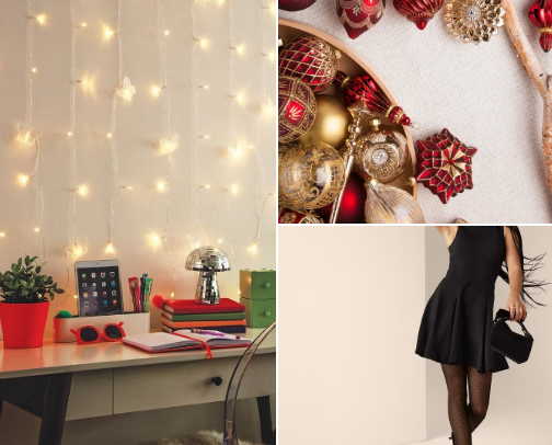 New Year’s Decorations cover photo collage