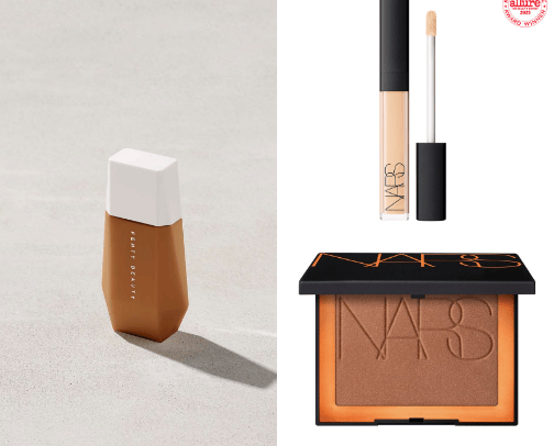 The "Less is More" Makeup Routine cover photo collage