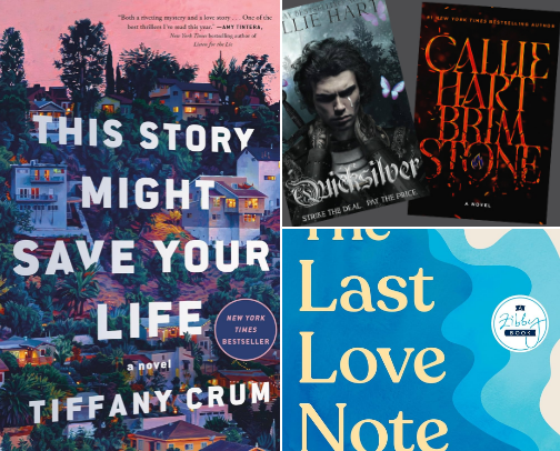 Books that will get you through a reading slump! cover photo collage