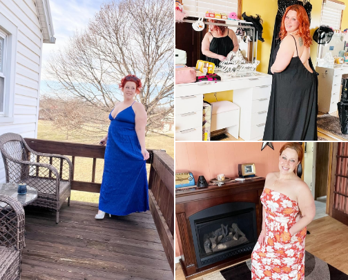 Curvy Summer Dresses cover photo collage