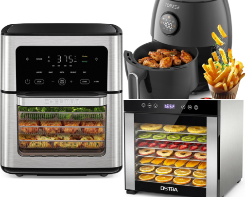 Multifunctional Air Fryers & Countertop Cooking Appliances cover photo collage