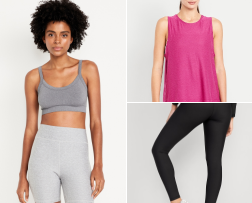 Best affordable workout outfits cover photo collage