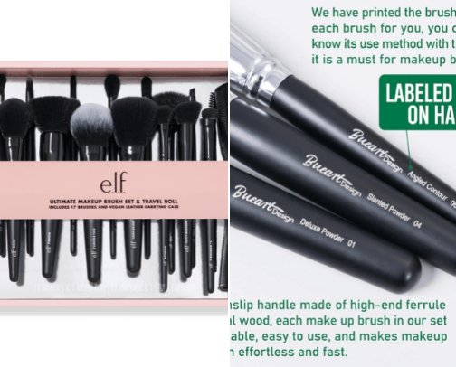 Makeup Brushes cover photo collage