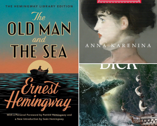 Books - One Hundred Greatest Literary Works Ever Written cover photo collage