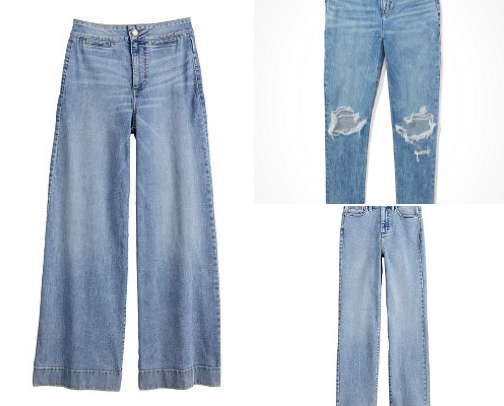 Flattering Skirts & Jeans for Curvy Bodies cover photo collage