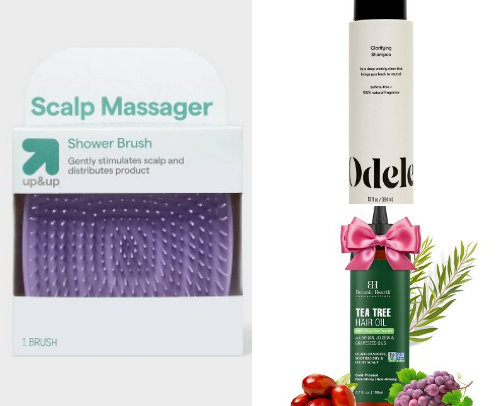 My hair care routine - oily roots, dry scalp and ends cover photo collage