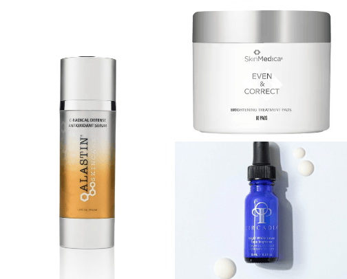 Brightening Skincare cover photo collage