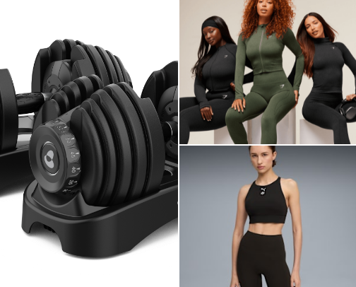 My personal fitness essentials cover photo collage
