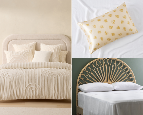 Cosy bedroom cover photo collage