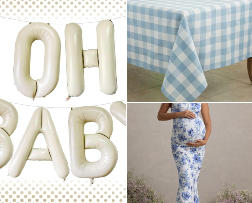 Blueberry Themed Baby Shower 🫐💙👼🏽 cover photo collage