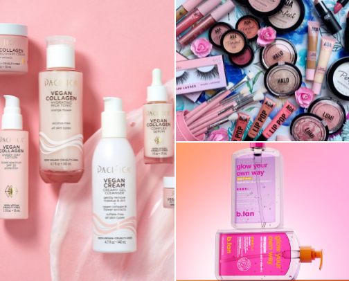 My favorite beauty recs cover photo collage