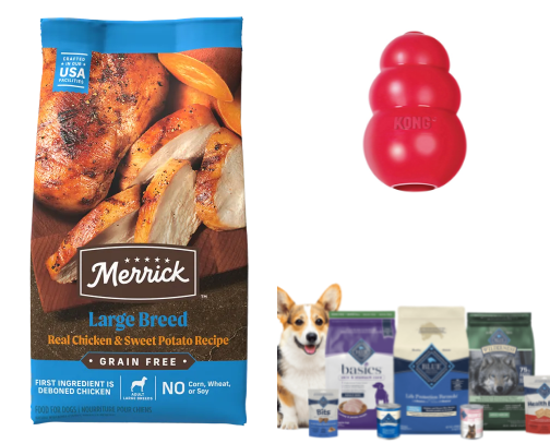 dog products cover photo collage