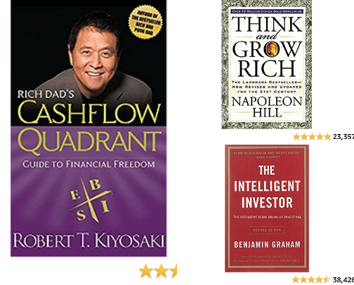 BOOKS FOR MONEY KNOWLEDGE cover photo collage