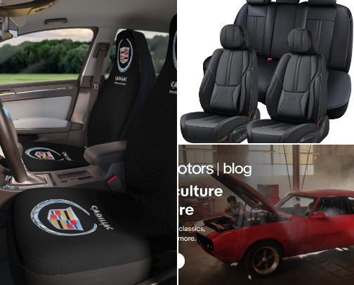 Car Accesories cover photo collage