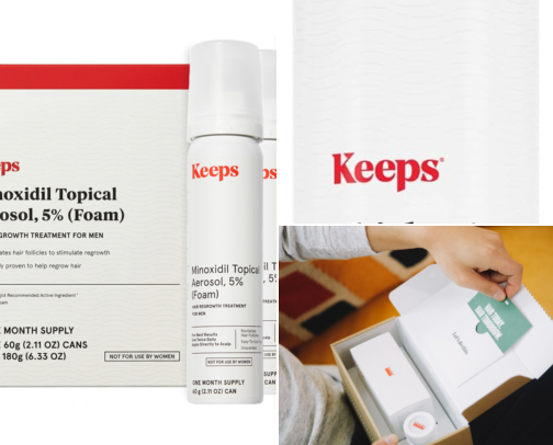 Keeps Hair Growth & Hair Care Essentials cover photo collage