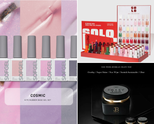 DIY nail supplies cover photo collage