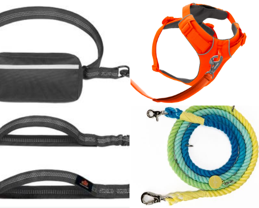 Best Dog Harnesses & Leashes for Walks (No Pull + Hands-Free) 🐾 cover photo collage