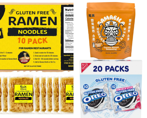 Gluten Free Snack Staples cover photo collage